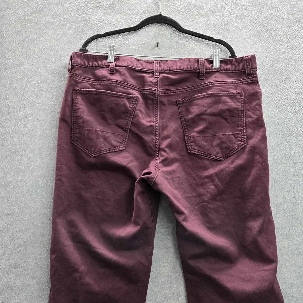 Banana Republic Men Jeans 38X32 Burgundy Denim Travel Jean‎ Slim 31